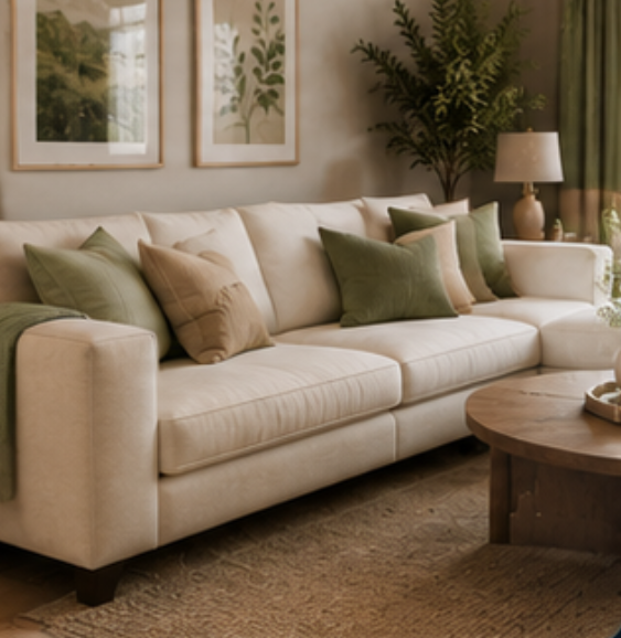 Linen Sofa